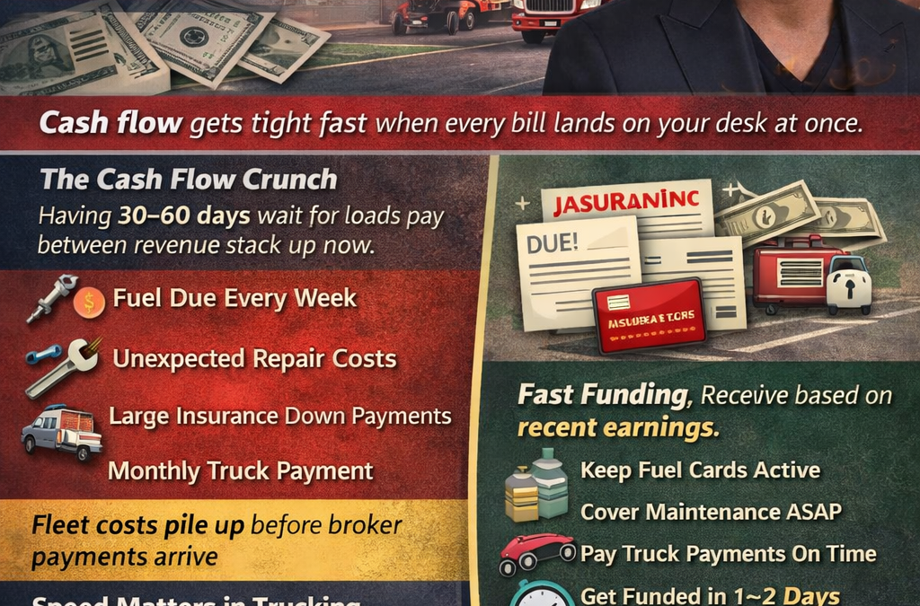 Owner Operator Funding Options When Fuel, Repairs, and Bills Start Piling Up